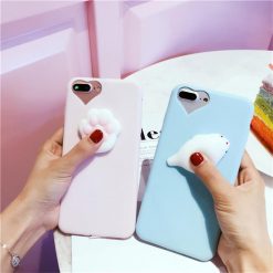 ItGirl Shop Cute Outfits Cute Paw And Seal Squishy Rubber Iphone Case