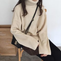 ItGirl Shop NEW Turtle Neck Knit Long Sleeve Cozy Warm Sweater